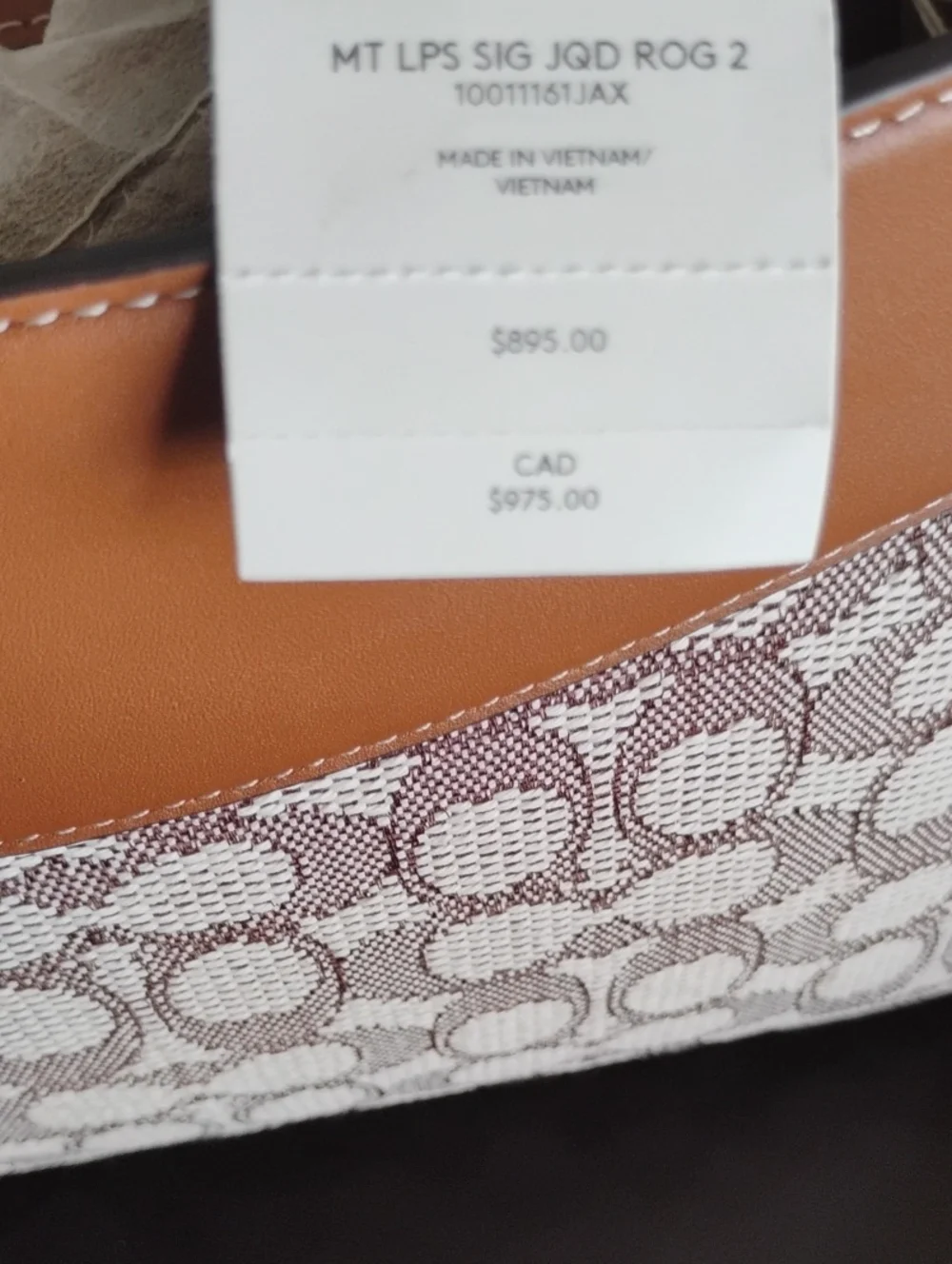 Coach Rogue 25 Signature Jacquard X Tom Wesselmann Satchel NWT